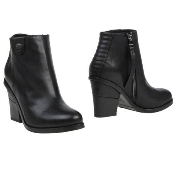 Hot Biker Leather Ankle Boots - Picture 1 of 7